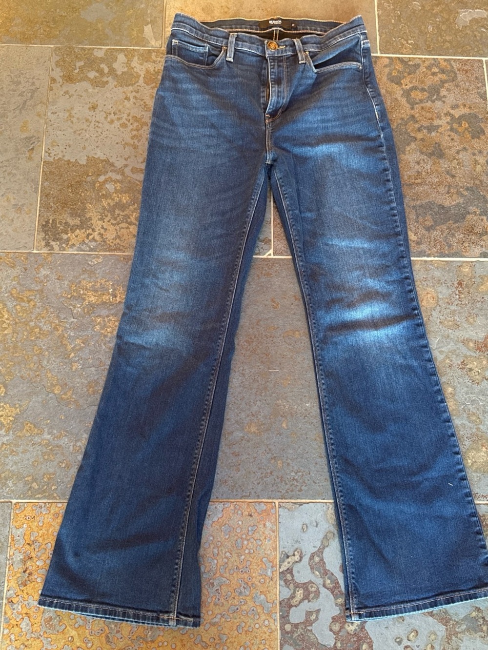 Vintage Y2K Hudson Los Angeles, low rise, boot cut, dark denim jeans. 29